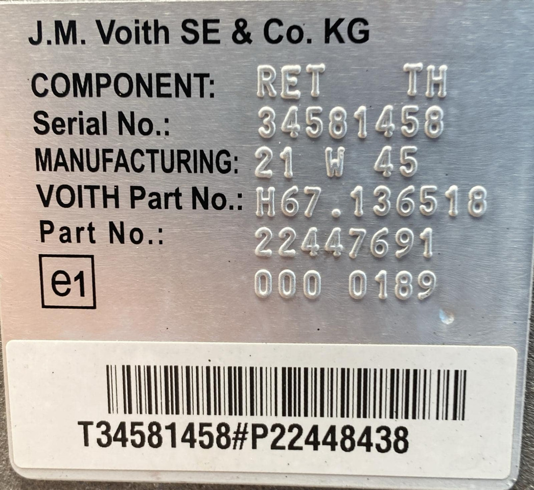 Cambio Volvo 500 D13K-6 - Sebességváltó: 4 kép. Cambio Volvo 500 D13K-6 - Sebességváltó: 4 kép.