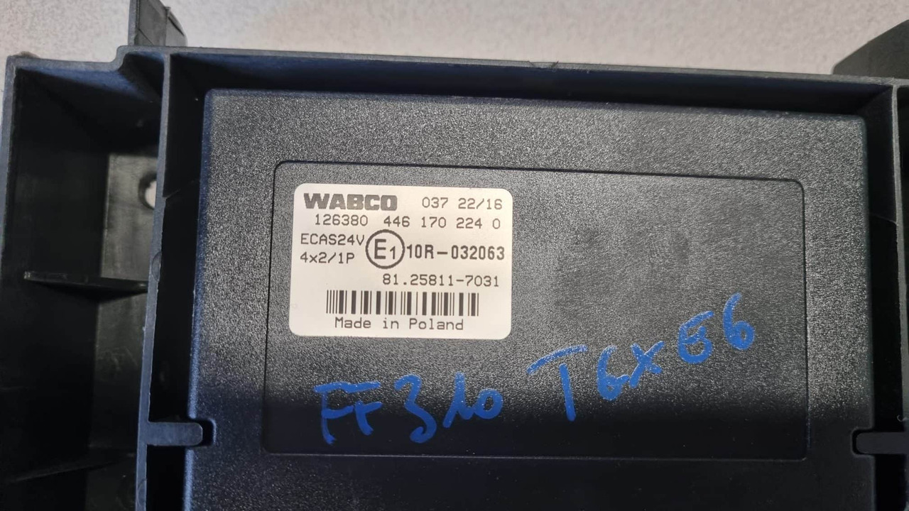 Centralina MAN TGX E6 - Elektromos rendszer: 1 kép. Centralina MAN TGX E6 - Elektromos rendszer: 1 kép.