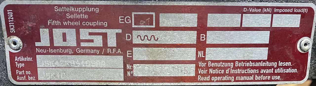 Ralla Jost Volvo E5 - Nyereg - Pótkocsi: 2 kép. Ralla Jost Volvo E5 - Nyereg - Pótkocsi: 2 kép.