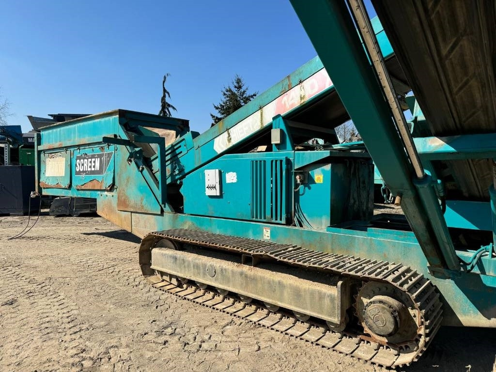 PowerScreen Chieftain 1400 - Osztályozó berendezés: 4 kép. PowerScreen Chieftain 1400 - Osztályozó berendezés: 4 kép.
