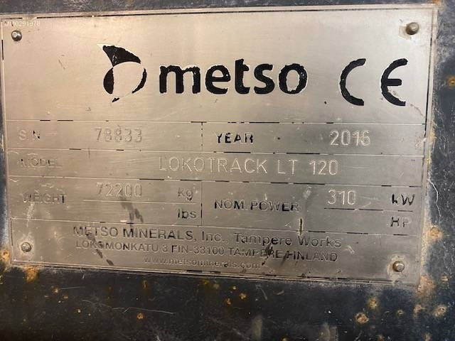 Metso Lokotrack LT120E Diesel and electric - Mobil törőgép: 3 kép. Metso Lokotrack LT120E Diesel and electric - Mobil törőgép: 3 kép.