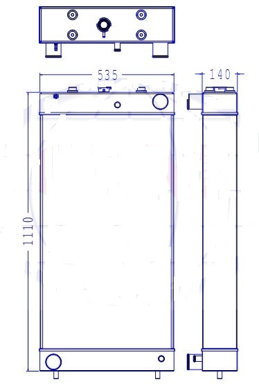KOMATSU D65EX-15EO D65EX-15E0 D65PX-15E0 D65WX-15E0 - Radiátor - Kotrógép: 1 kép. KOMATSU D65EX-15EO D65EX-15E0 D65PX-15E0 D65WX-15E0 - Radiátor - Kotrógép: 1 kép.