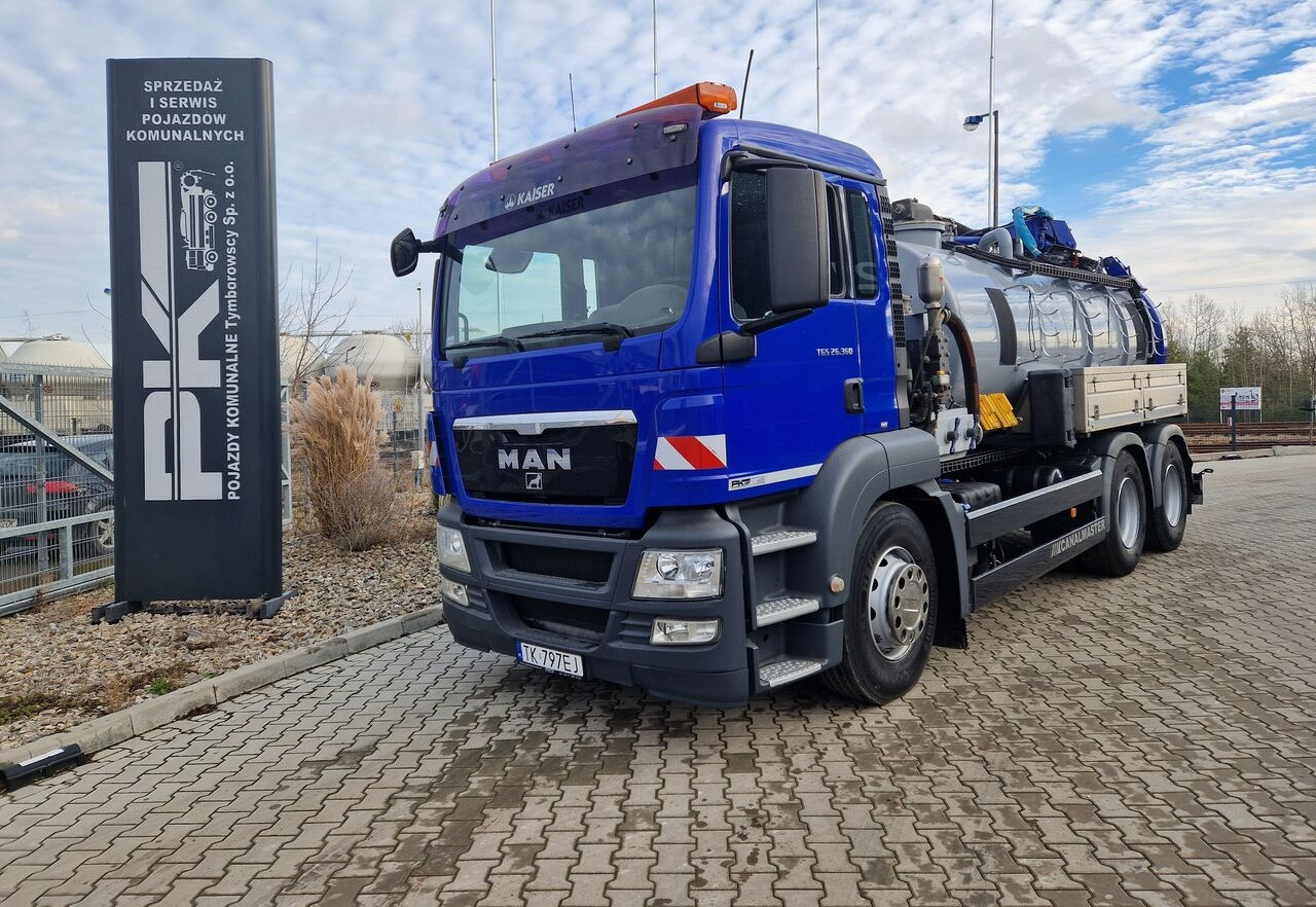 MAN TGS 26.360 - Szippantós autó: 4 kép. MAN TGS 26.360 - Szippantós autó: 4 kép.
