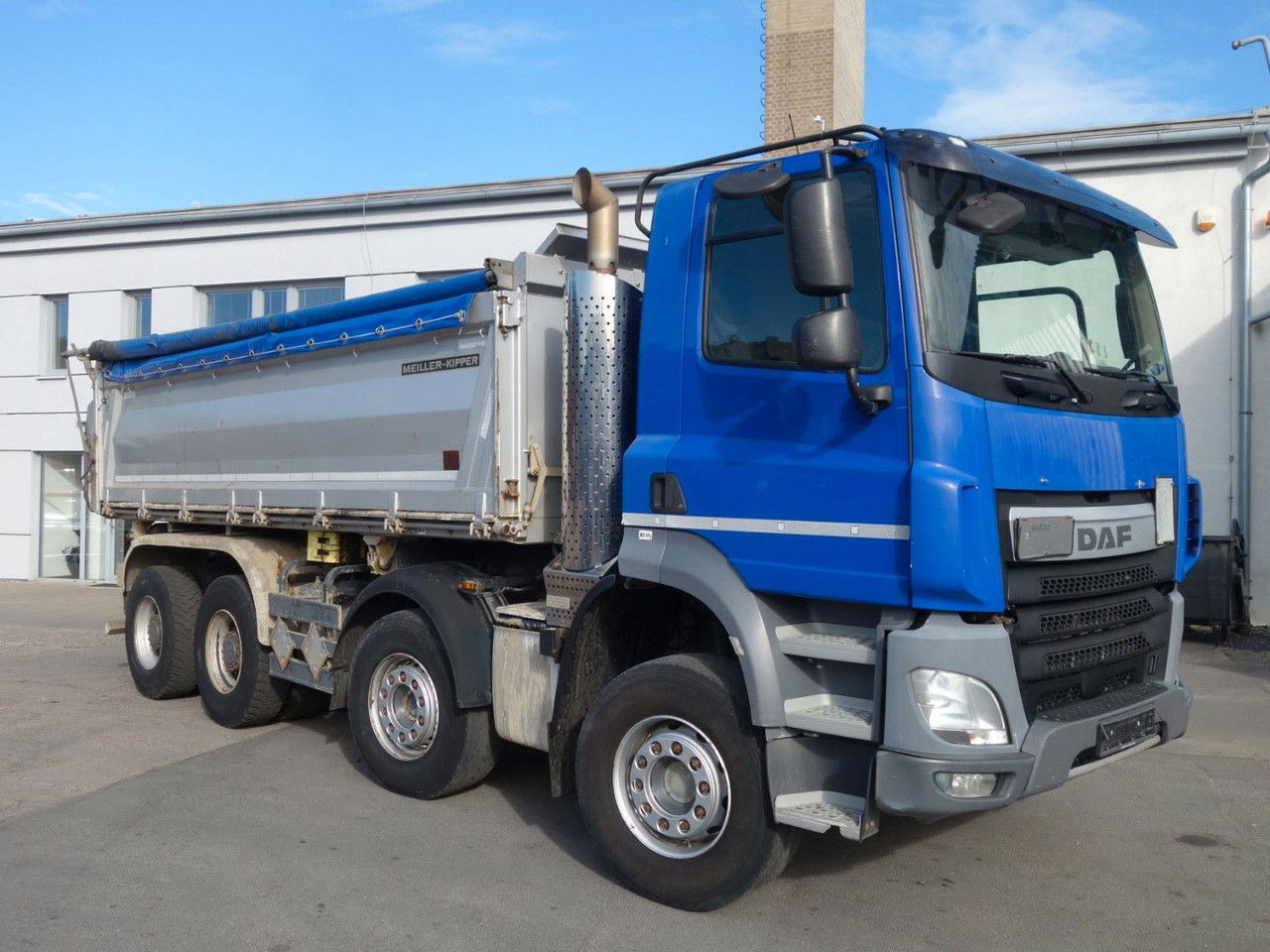 DAF CF 460 FAD, 8x4, Meiller Kipper - Billenőplatós teherautó: 2 kép. DAF CF 460 FAD, 8x4, Meiller Kipper - Billenőplatós teherautó: 2 kép.