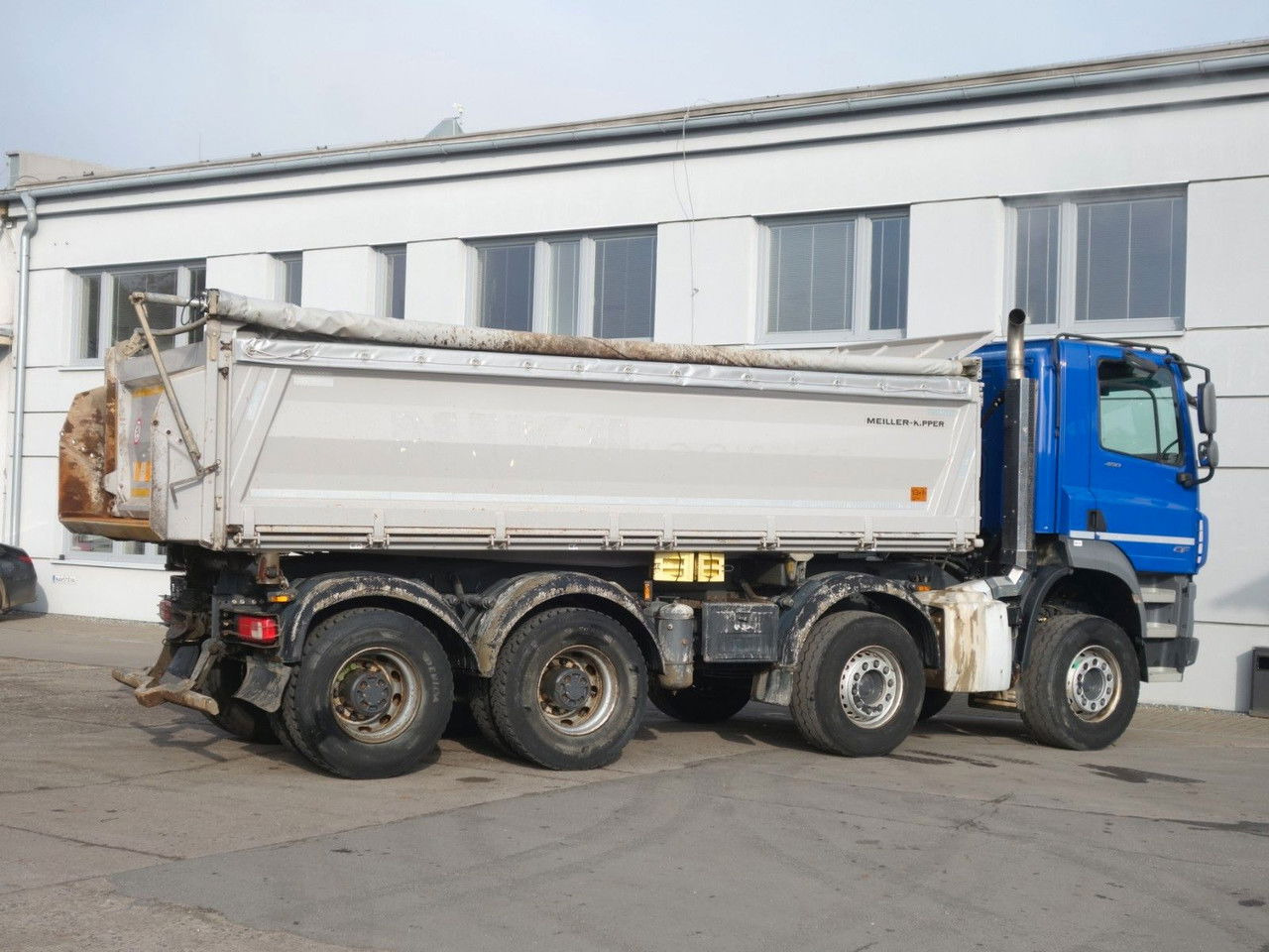 DAF CF 480 8x4, Dreiseiten, Bordmatic Meiller-Kipper - Billenőplatós teherautó: 5 kép. DAF CF 480 8x4, Dreiseiten, Bordmatic Meiller-Kipper - Billenőplatós teherautó: 5 kép.
