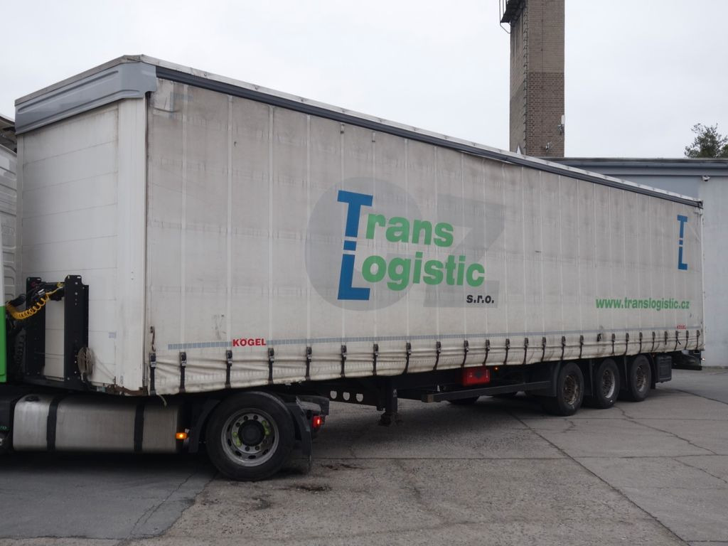 Kögel SN24 MEGA, Liftachse, SAF Achsen - Ponyvás félpótkocsi: 1 kép. Kögel SN24 MEGA, Liftachse, SAF Achsen - Ponyvás félpótkocsi: 1 kép.
