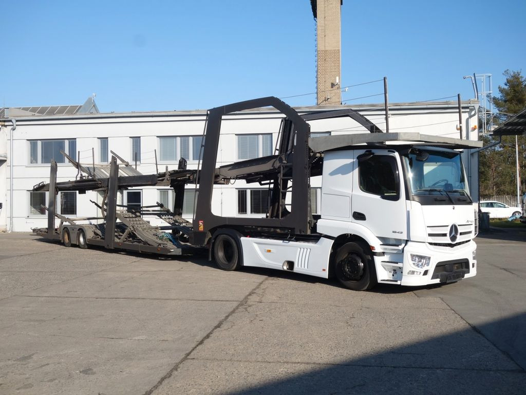 Mercedes-Benz Actros 1843 MP5 mit Euro LOHR, VDI Certificate - Autószállító teherautó: 3 kép. Mercedes-Benz Actros 1843 MP5 mit Euro LOHR, VDI Certificate - Autószállító teherautó: 3 kép.