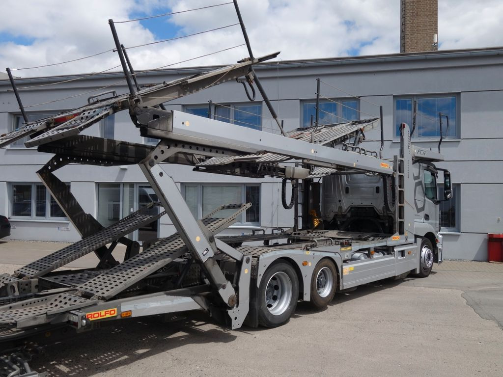 Mercedes-Benz Actros 2443 mit Rolfo FLX - Autószállító teherautó: 5 kép. Mercedes-Benz Actros 2443 mit Rolfo FLX - Autószállító teherautó: 5 kép.