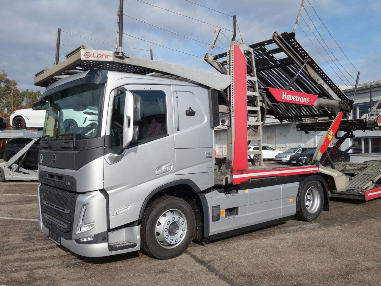 Volvo FM 13 460 Neue, Retarder , Euro Lohr 2018 - Autószállító teherautó: 3 kép. Volvo FM 13 460 Neue, Retarder , Euro Lohr 2018 - Autószállító teherautó: 3 kép.