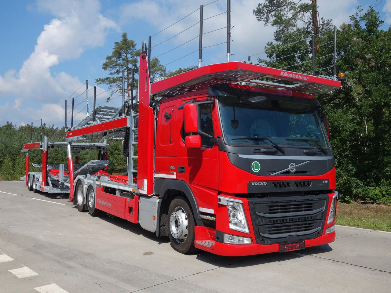 Volvo FM 460 6x2 Kassbohre Metago Pro / Intago tt, VDI - Autószállító teherautó: 2 kép. Volvo FM 460 6x2 Kassbohre Metago Pro / Intago tt, VDI - Autószállító teherautó: 2 kép.