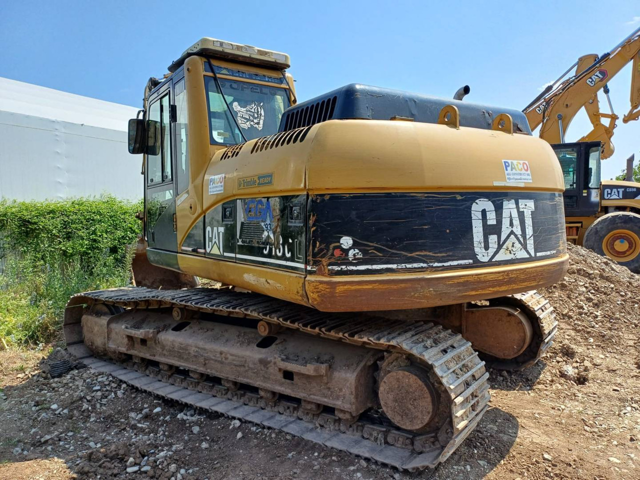 CAT 318C - Lánctalpas kotró: 4 kép. CAT 318C - Lánctalpas kotró: 4 kép.