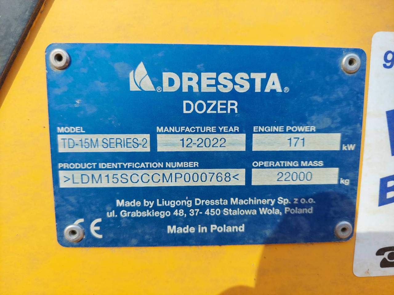 Buldózer DRESSTA NORTH AMERICA TD-15M: 6 kép.