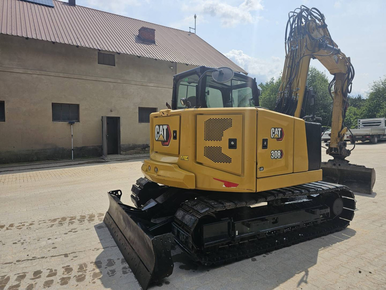 CAT 308CR - Lánctalpas kotró: 3 kép. CAT 308CR - Lánctalpas kotró: 3 kép.