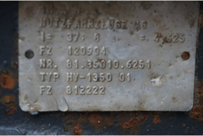 MAN HY-1350-01 37/8 - Hátsó tengely - Teherautó: 4 kép. MAN HY-1350-01 37/8 - Hátsó tengely - Teherautó: 4 kép.