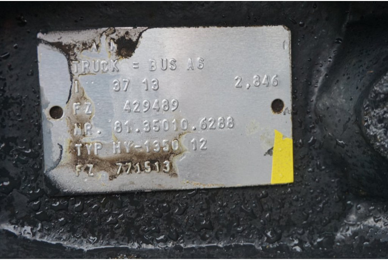 MAN HY-1350-12 37/13 - Hátsó tengely - Teherautó: 5 kép. MAN HY-1350-12 37/13 - Hátsó tengely - Teherautó: 5 kép.