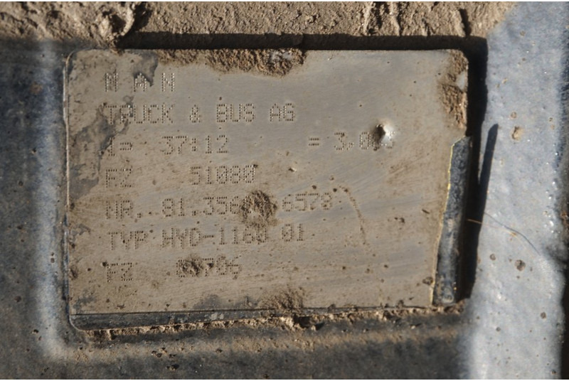 MAN HYD-1160-01 37/12 - Hátsó tengely - Teherautó: 3 kép. MAN HYD-1160-01 37/12 - Hátsó tengely - Teherautó: 3 kép.