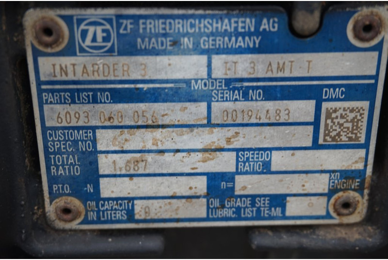 Sebességváltó - Teherautó ZF 12AS2131DD+INT3 81.32004-6369: 6 kép. Sebességváltó - Teherautó ZF 12AS2131DD+INT3 81.32004-6369: 6 kép.