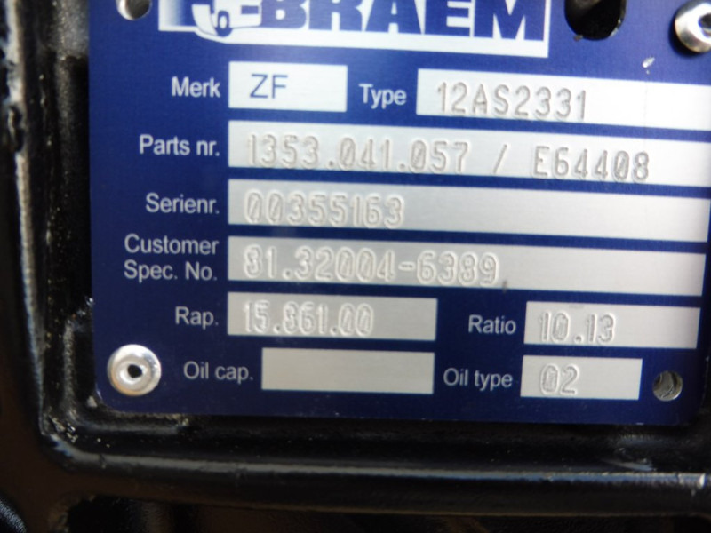ZF 12AS2331TD INT3 - Sebességváltó - Teherautó: 5 kép. ZF 12AS2331TD INT3 - Sebességváltó - Teherautó: 5 kép.