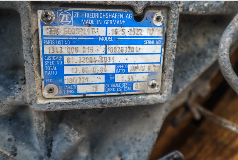 ZF 16S25220OD+NMV221 81.32004-6031 - Sebességváltó - Teherautó: 5 kép. ZF 16S25220OD+NMV221 81.32004-6031 - Sebességváltó - Teherautó: 5 kép.