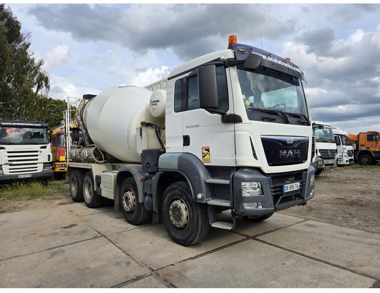 TGS 35.400 8X4 Concrete Mixer Stetter Euro 6 Steelsuspension - Betonmixer: 5 kép. TGS 35.400 8X4 Concrete Mixer Stetter Euro 6 Steelsuspension - Betonmixer: 5 kép.