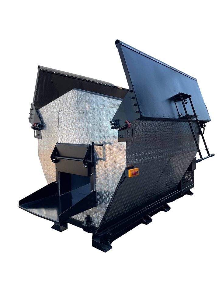 TICAB Asphalt Hot Box from the Manufacturer for 2,8 t, termiskais bunkurs asfaltam HB-2 - Aszfaltozó gép: 1 kép. TICAB Asphalt Hot Box from the Manufacturer for 2,8 t, termiskais bunkurs asfaltam HB-2 - Aszfaltozó gép: 1 kép.