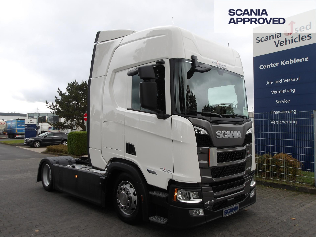 SCANIA R 460 EB - MEGA - HIGHLINE - 2x TANKs - ACC - Nyergesvontató: 1 kép. SCANIA R 460 EB - MEGA - HIGHLINE - 2x TANKs - ACC - Nyergesvontató: 1 kép.