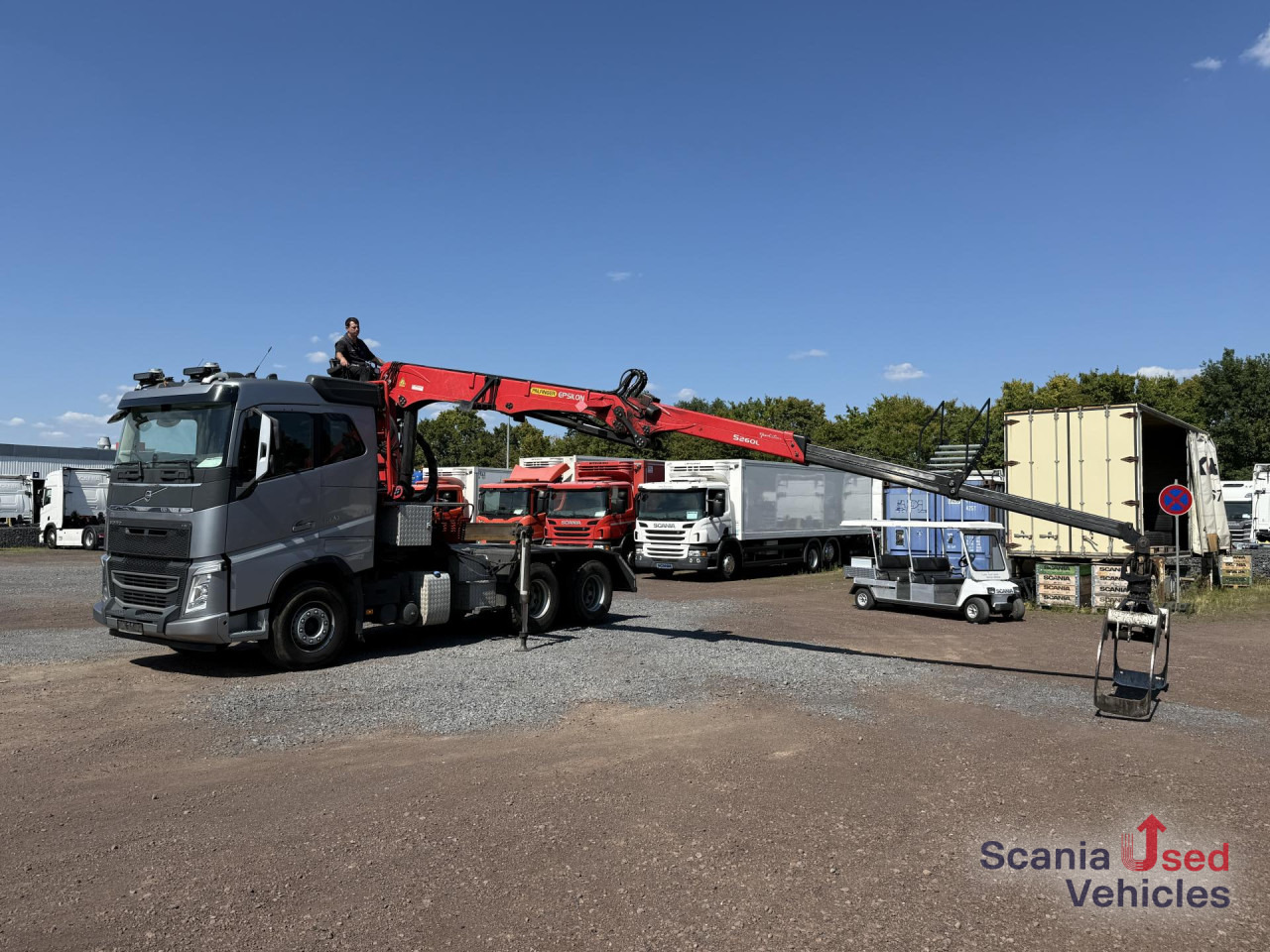 Rönkszállító teherautó VOLVO FH500 - 6X4 - Palfinger Epsilon S260 L - Langholz: 10 kép.