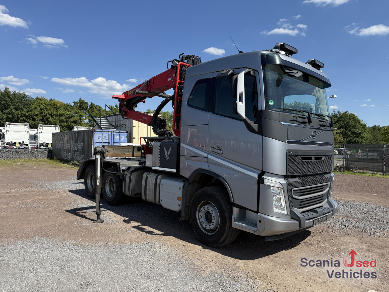 Rönkszállító teherautó VOLVO FH500 - 6X4 - Palfinger Epsilon S260 L - Langholz: 8 kép.