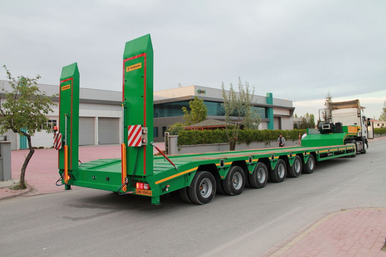 Scorpion Trailer 2023 NEW 6 AXLE (MANUFACTURER COMPANY) - Félpótkocsi mélybölcsős: 1 kép. Scorpion Trailer 2023 NEW 6 AXLE (MANUFACTURER COMPANY) - Félpótkocsi mélybölcsős: 1 kép.