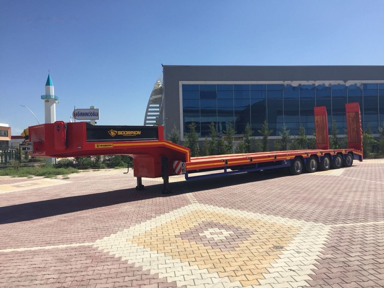 Scorpion Trailer SCORPION TRAILER NEW 5 AXLE LOWBED SEMI TRAILER (MANUFACTURER COMPANY) - Félpótkocsi mélybölcsős: 2 kép. Scorpion Trailer SCORPION TRAILER NEW 5 AXLE LOWBED SEMI TRAILER (MANUFACTURER COMPANY) - Félpótkocsi mélybölcsős: 2 kép.
