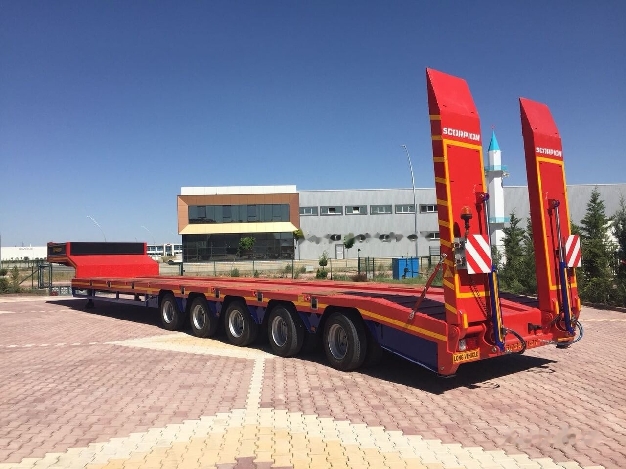 Scorpion Trailer SCORPION TRAILER NEW 5 AXLE LOWBED SEMI TRAILER (MANUFACTURER COMPANY) - Félpótkocsi mélybölcsős: 5 kép. Scorpion Trailer SCORPION TRAILER NEW 5 AXLE LOWBED SEMI TRAILER (MANUFACTURER COMPANY) - Félpótkocsi mélybölcsős: 5 kép.