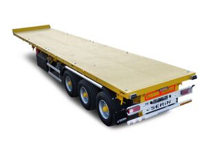 SERIN Flat-Bed Semitrailer - Platós félpótkocsi: 1 kép. SERIN Flat-Bed Semitrailer - Platós félpótkocsi: 1 kép.