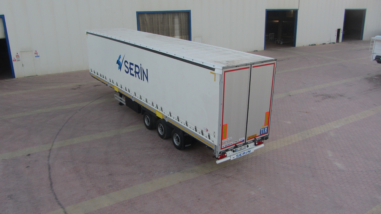 SERIN Optima Curtainsider Semi Trailer - Ponyvás félpótkocsi: 5 kép. SERIN Optima Curtainsider Semi Trailer - Ponyvás félpótkocsi: 5 kép.