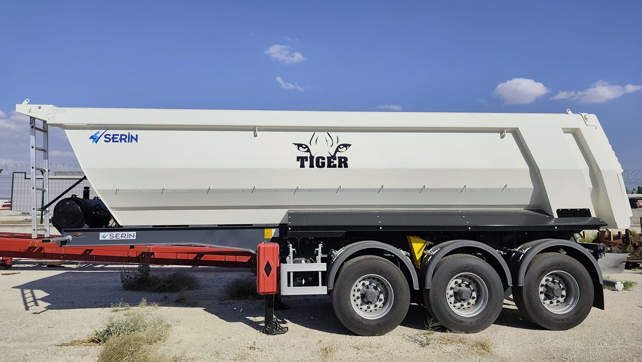 SERIN Tiger HARDOX 28 m³ Tipper Semi-Trailer - Félpótkocsi billenőplatós: 5 kép. SERIN Tiger HARDOX 28 m³ Tipper Semi-Trailer - Félpótkocsi billenőplatós: 5 kép.