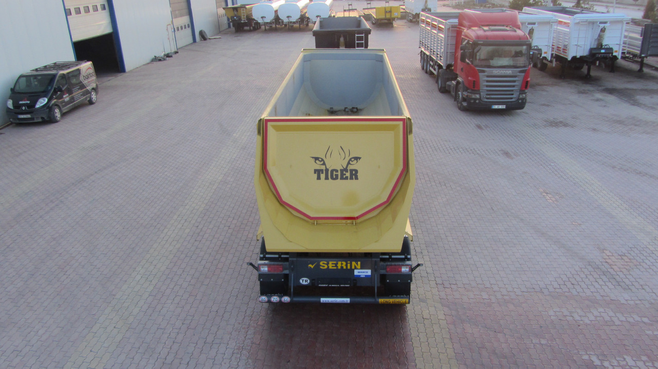 SERIN Tiger Hardox Tipper Semi Trailer 20 m³/24 m³ /28 m³ - Félpótkocsi billenőplatós: 5 kép. SERIN Tiger Hardox Tipper Semi Trailer 20 m³/24 m³ /28 m³ - Félpótkocsi billenőplatós: 5 kép.