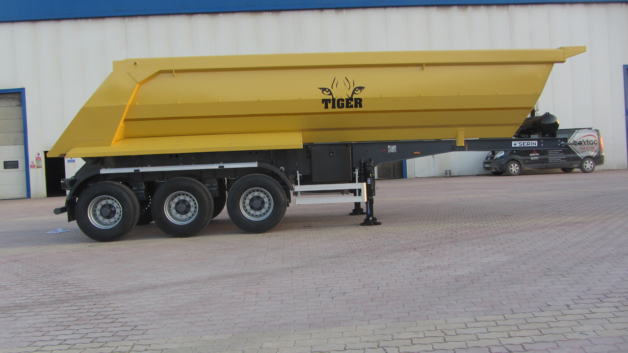 SERIN Tiger Hardox Tipper Semi Trailer 20 m³/24 m³ /28 m³ - Félpótkocsi billenőplatós: 3 kép. SERIN Tiger Hardox Tipper Semi Trailer 20 m³/24 m³ /28 m³ - Félpótkocsi billenőplatós: 3 kép.