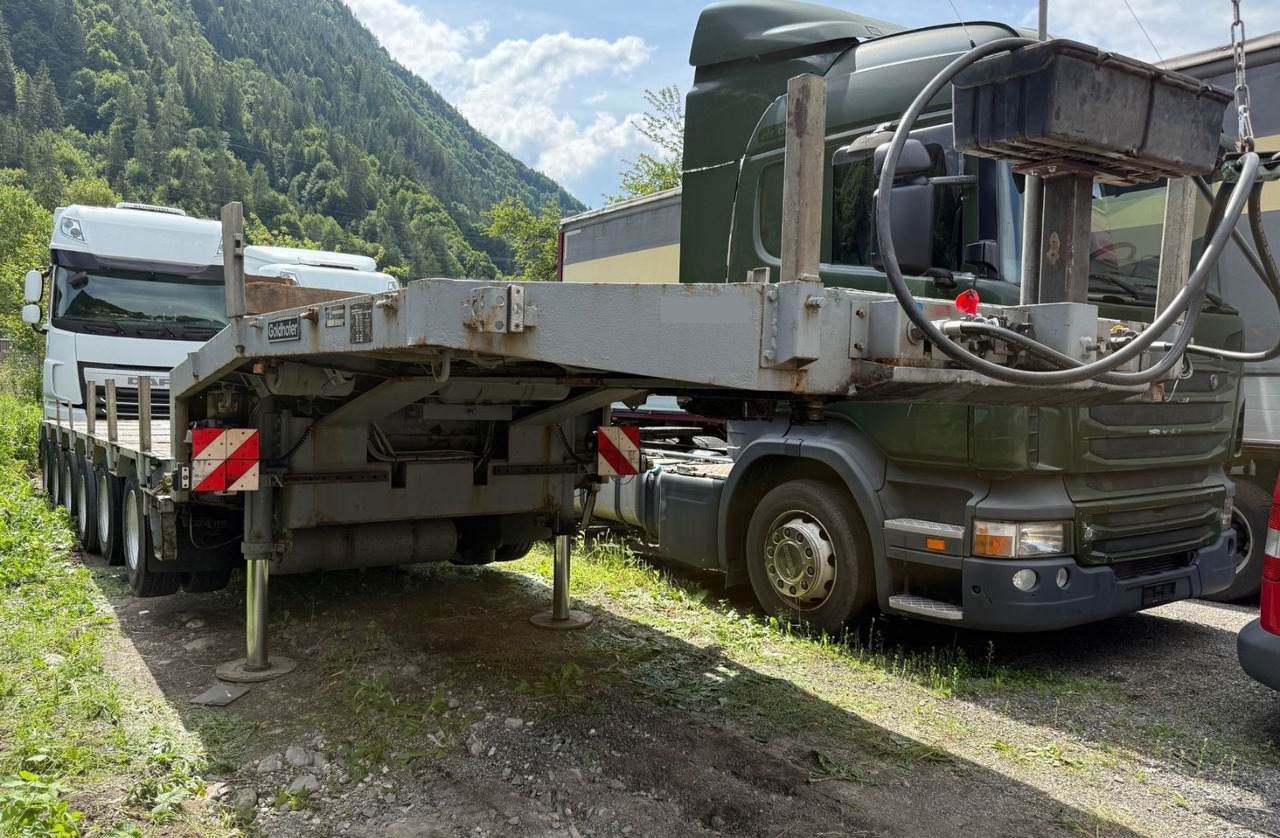 Goldhofer STZ-L6-67/80A, 94ton, verbreiterbar - Félpótkocsi mélybölcsős: 1 kép. Goldhofer STZ-L6-67/80A, 94ton, verbreiterbar - Félpótkocsi mélybölcsős: 1 kép.