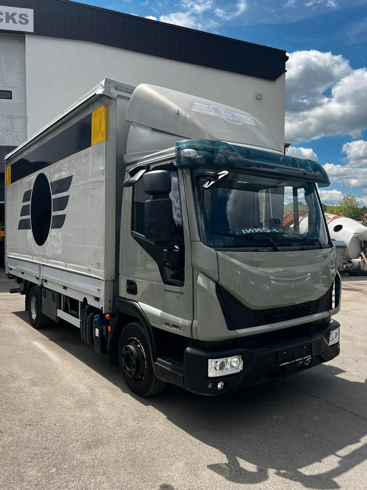 Iveco 75E19 Eurocargo, E6, Ladebordwand - Ponyvás kisteherautó: 1 kép. Iveco 75E19 Eurocargo, E6, Ladebordwand - Ponyvás kisteherautó: 1 kép.