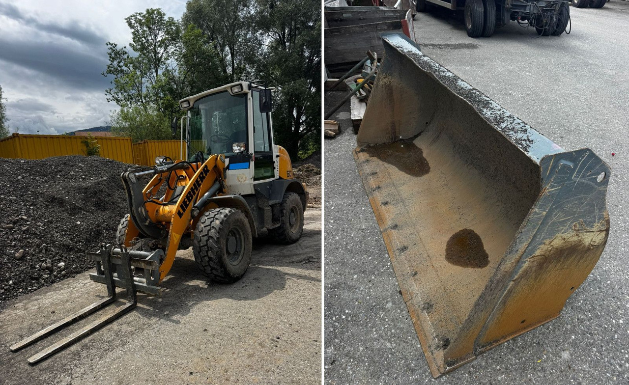 Liebherr L507, Gabel+Schaufel, ONLY 850hours - Gumikerekes homlokrakodó: 1 kép. Liebherr L507, Gabel+Schaufel, ONLY 850hours - Gumikerekes homlokrakodó: 1 kép.