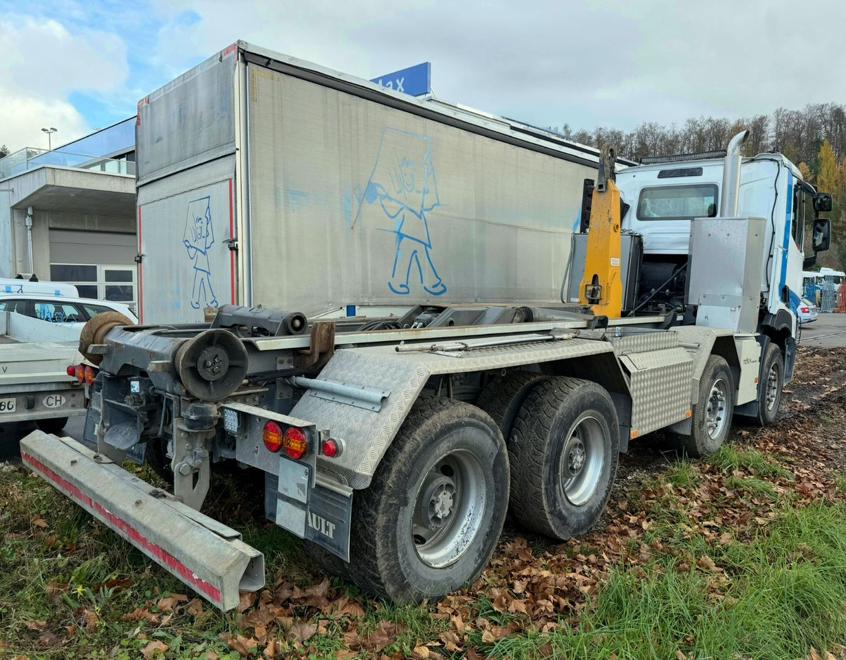 Renault C460 8x4, E6, Abroll Troesch, Retarder Unfall - Horgos rakodó teherautó: 5 kép. Renault C460 8x4, E6, Abroll Troesch, Retarder Unfall - Horgos rakodó teherautó: 5 kép.