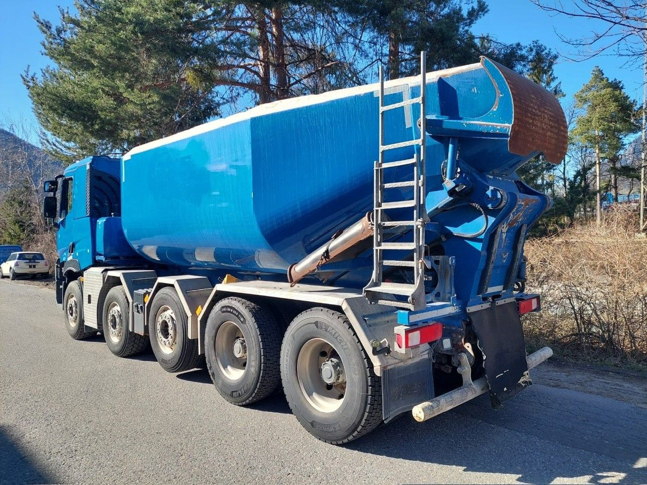 Billenőplatós teherautó Renault C520 10x4, E6, Moser Silo Kipper 19m³: 6 kép.