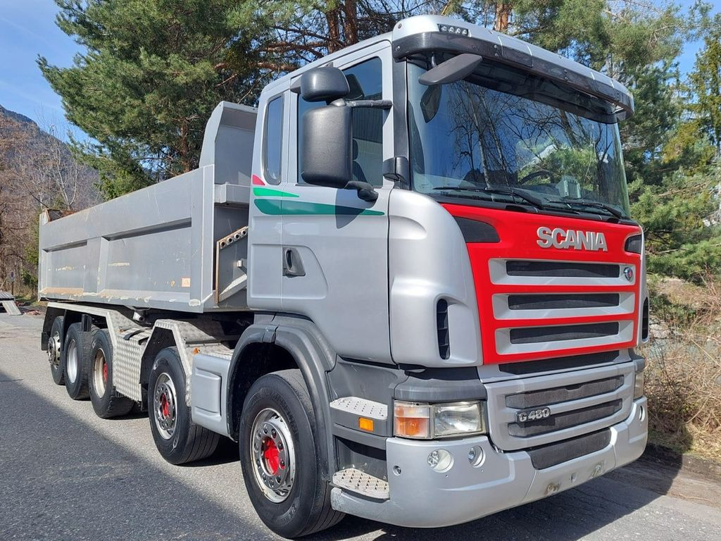 Scania G480 10x4, E5, Opticruise, Moser MBK - Billenőplatós teherautó: 3 kép. Scania G480 10x4, E5, Opticruise, Moser MBK - Billenőplatós teherautó: 3 kép.