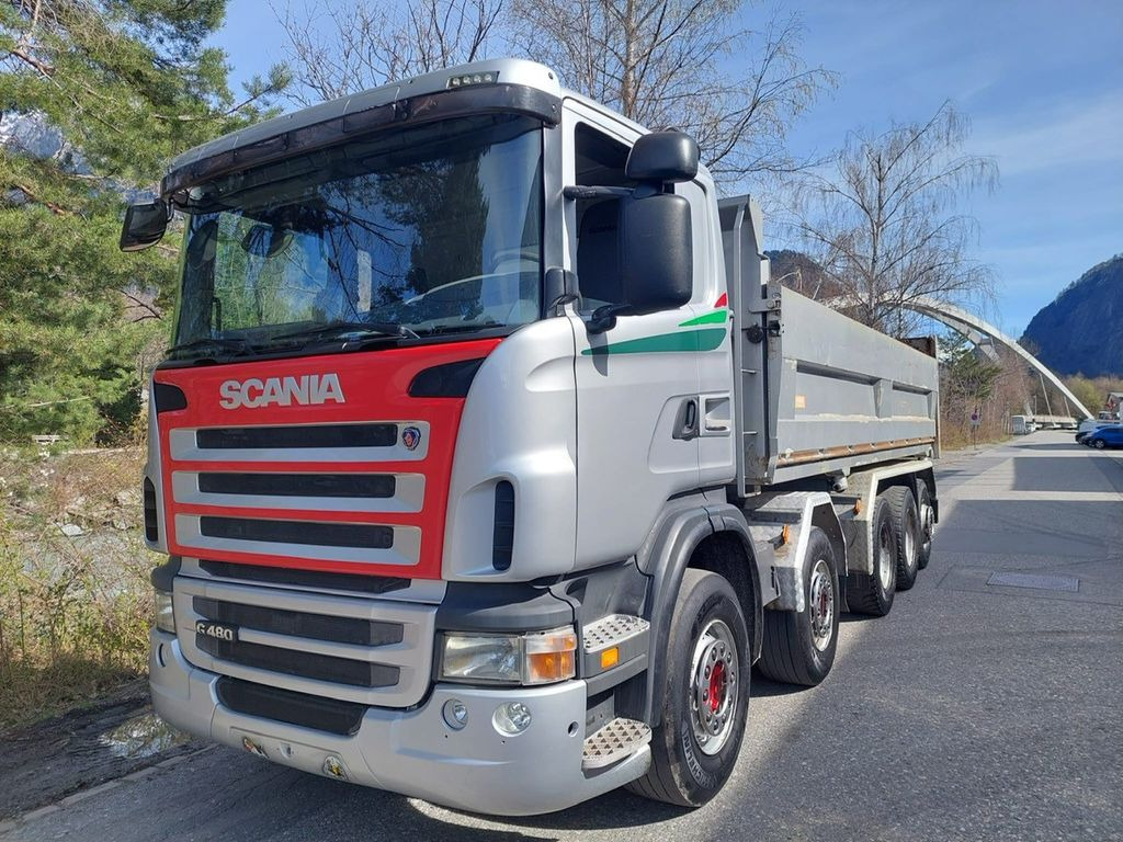 Scania G480 10x4, E5, Opticruise, Moser MBK - Billenőplatós teherautó: 1 kép. Scania G480 10x4, E5, Opticruise, Moser MBK - Billenőplatós teherautó: 1 kép.