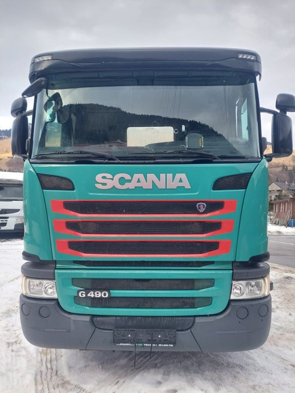 Scania G490 10x4, E6, Fahrgestell - Alvaz teherautó: 2 kép. Scania G490 10x4, E6, Fahrgestell - Alvaz teherautó: 2 kép.