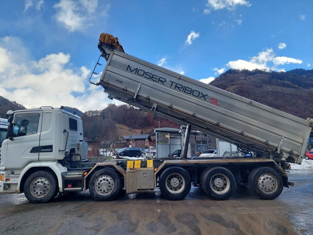 Scania G490 10x4, E6, Moser Kipper - Billenőplatós teherautó: 2 kép. Scania G490 10x4, E6, Moser Kipper - Billenőplatós teherautó: 2 kép.