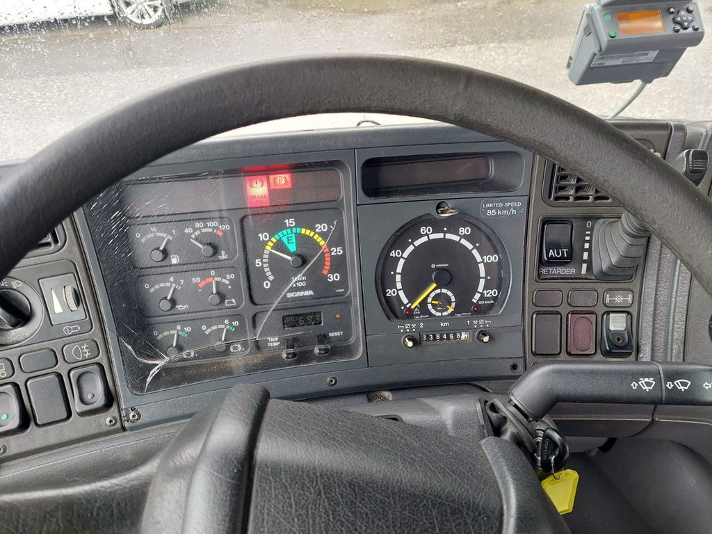 Konténerszállító Scania P114 340 GB 4x2, E2, Welaki Gergen, Retarder: 11 kép.