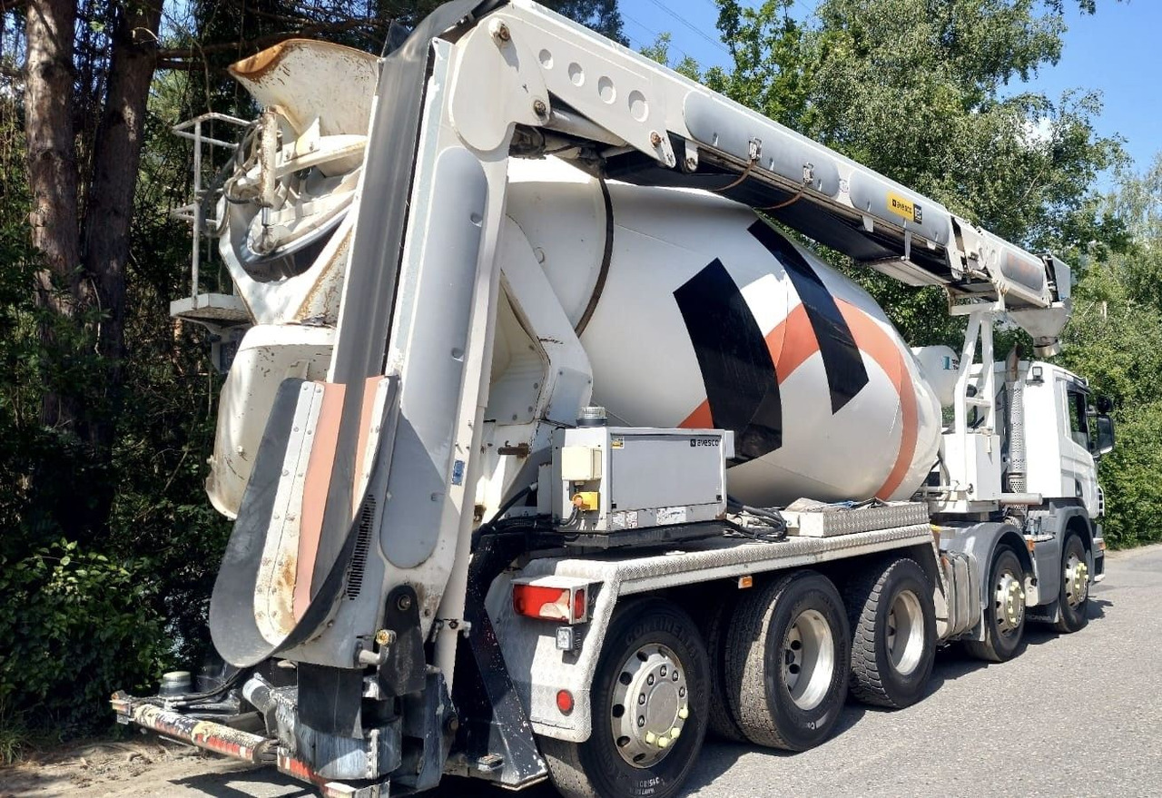Scania P450 LB 10x4,E6,Stetter 10m³,Förderband/belt 16m - Betonmixer: 5 kép. Scania P450 LB 10x4,E6,Stetter 10m³,Förderband/belt 16m - Betonmixer: 5 kép.