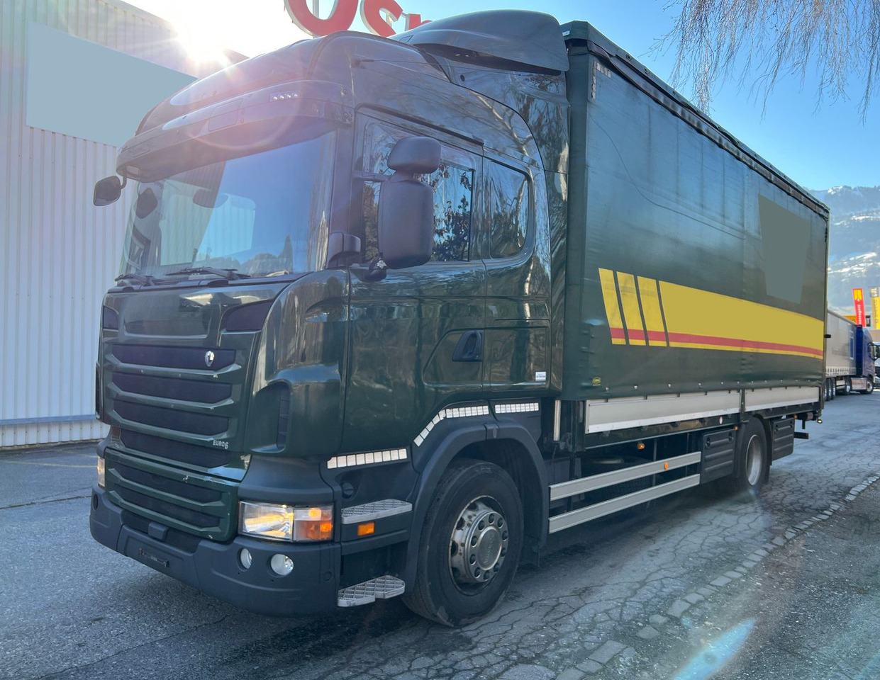 Scania R440 4x2, Euro 6, Ladebordwand, Retarder - Ponyvás teherautó: 2 kép. Scania R440 4x2, Euro 6, Ladebordwand, Retarder - Ponyvás teherautó: 2 kép.