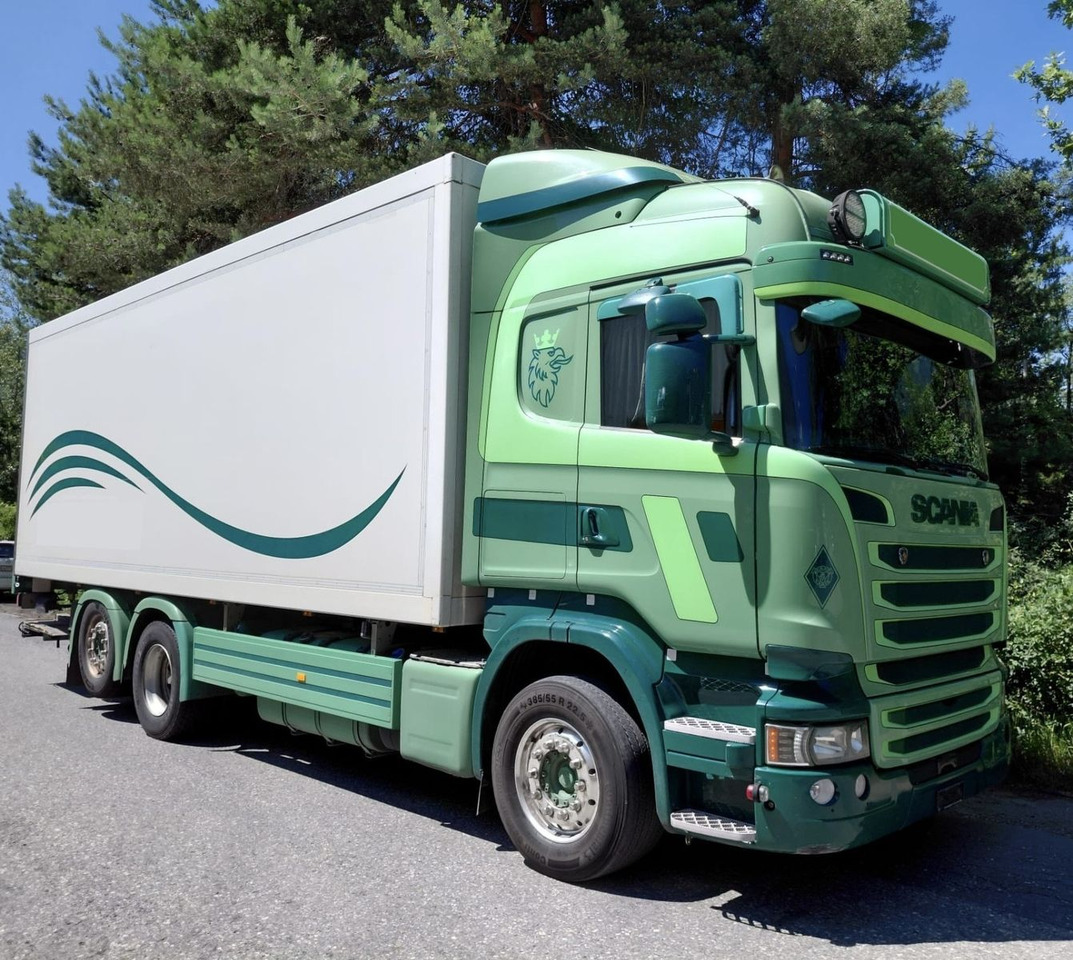 Scania R450 6x2, E6, Thermo King UT 1200, Ladebordwand - Hűtős teherautó: 4 kép. Scania R450 6x2, E6, Thermo King UT 1200, Ladebordwand - Hűtős teherautó: 4 kép.
