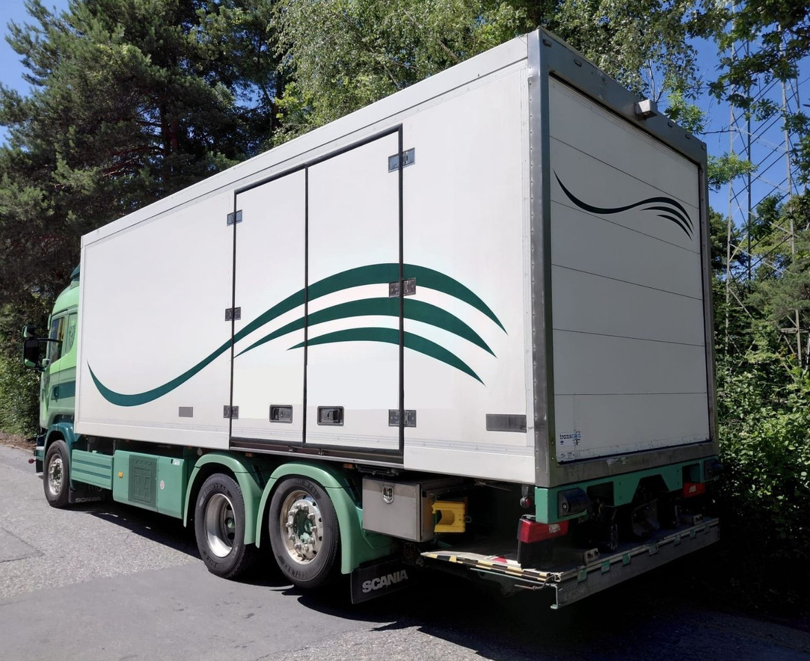 Scania R450 6x2, E6, Thermo King UT 1200, Ladebordwand - Hűtős teherautó: 5 kép. Scania R450 6x2, E6, Thermo King UT 1200, Ladebordwand - Hűtős teherautó: 5 kép.